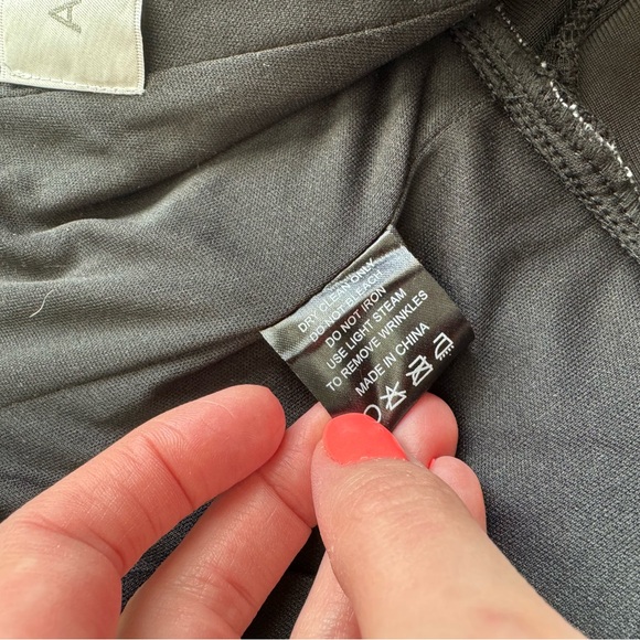 Azazie Larisa Velvet Dress Size 8/Medium Black Long Dress - Picture 11 of 16